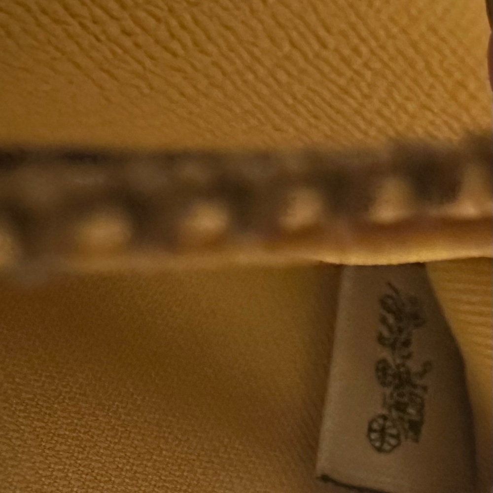 Coach Mustard Leather Card Pouch - Picture 4 of 4